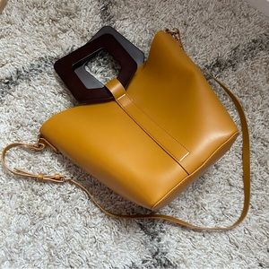 Zara Purse/Bag Yellow, Mustard color